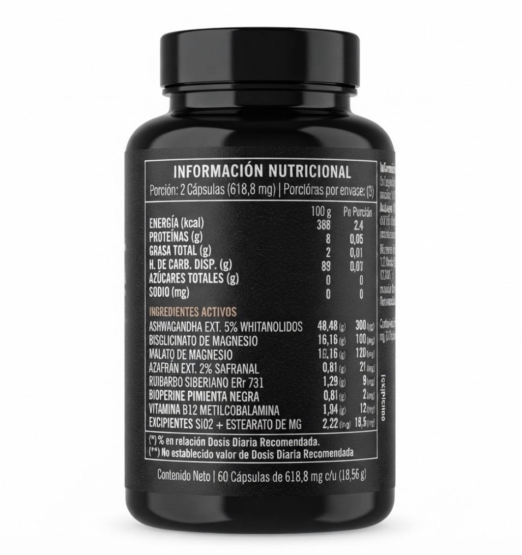 Suplemento Hello Menopausia Ashwagandha Magnesio 60 Cap