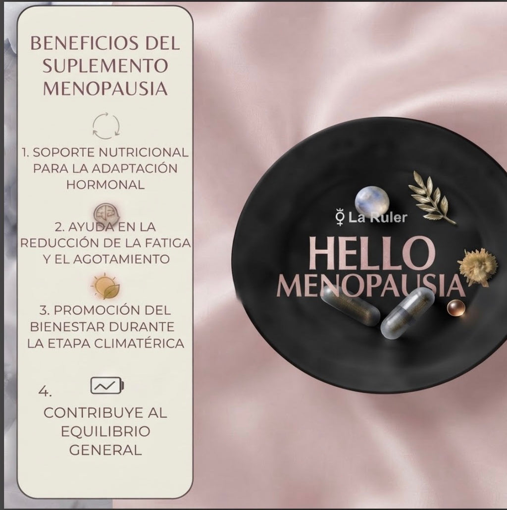 Suplemento Hello Menopausia Ashwagandha Magnesio 60 Cap